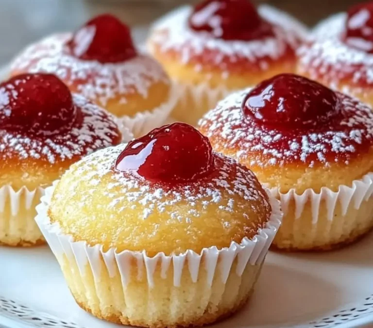 MUFFINS con marmellata, morbidi e soffici! Super scompare in un istante!! dolce in 5 minuti