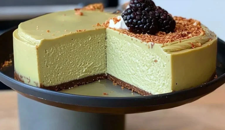 Cheesecake al pistacchio