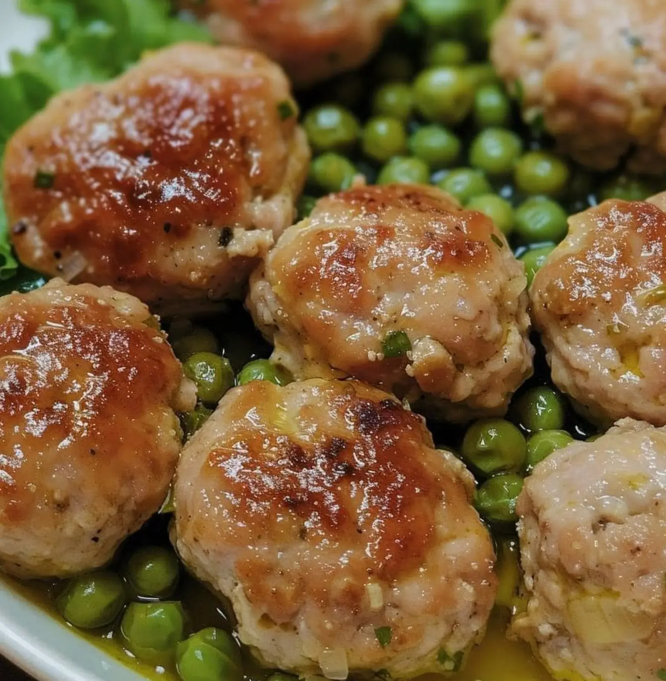 Polpette con Piselli