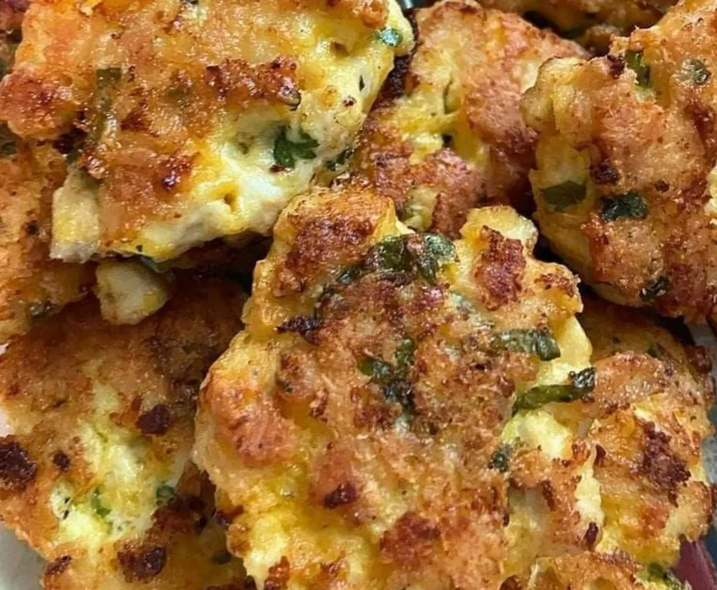FRITTELLE DI POLLO AL FORMAGGIO