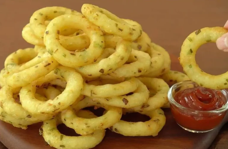 Il miglior sapore d’aglio, Anelli di patate all’aglio :: Patate fritte :: Snack di patate