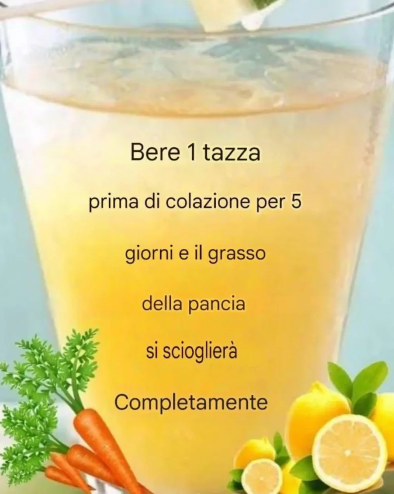 “Elisir naturale: la bevanda al limone e carota che aiuta a ritrovare la linea”