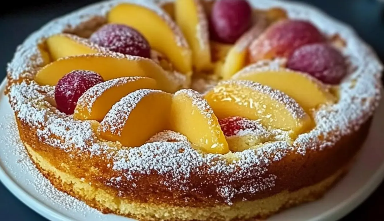 Torta di Mele con Marmellata di Albicocche
