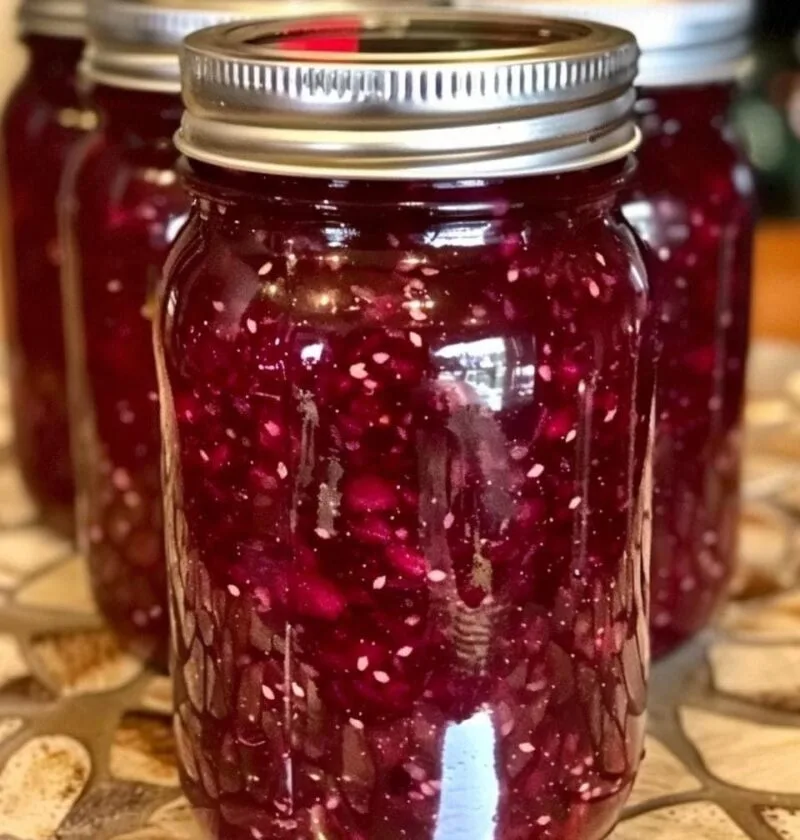 Mermelada de arándanos con chile