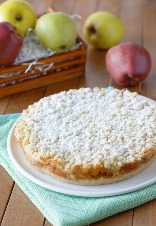 Torta di mele sbriciolata