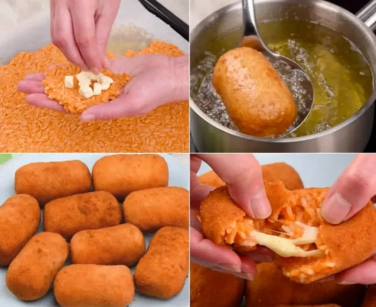 Prepara il riso al pomodoro, stendilo su teglia per raffreddarlo e poi forma le crocchette! Così croccanti e col cuore filante, la ricetta: