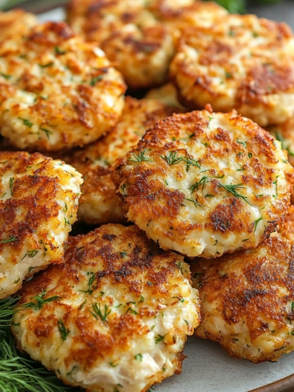 Buñuelos de pollo crujientes