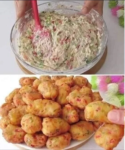 Buñuelos de Verduras con Queso: Una Delicia Crujiente y Casera