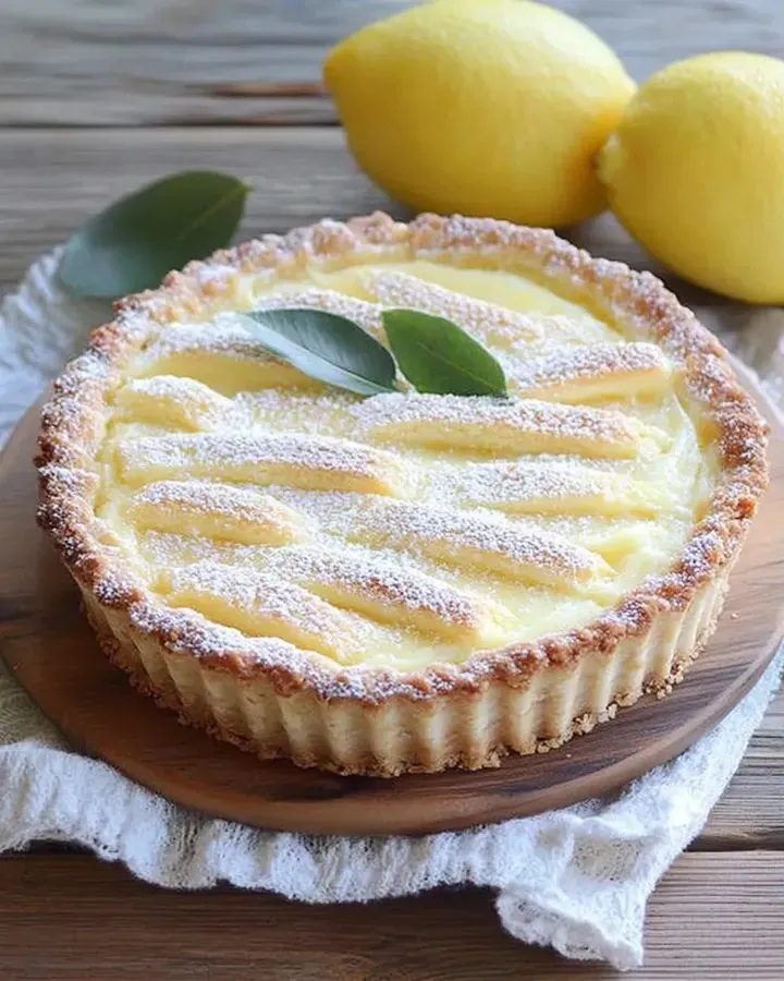 Crostata con crema al mascarpone di Sal De Riso