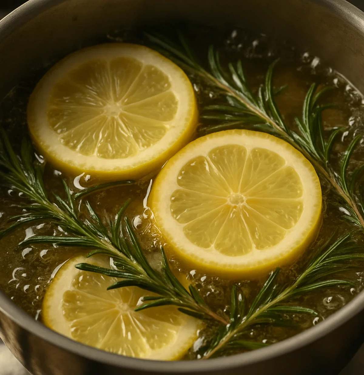 Come profumare tutta la cucina in 1 minuto con un rametto di rosmarino e un limone