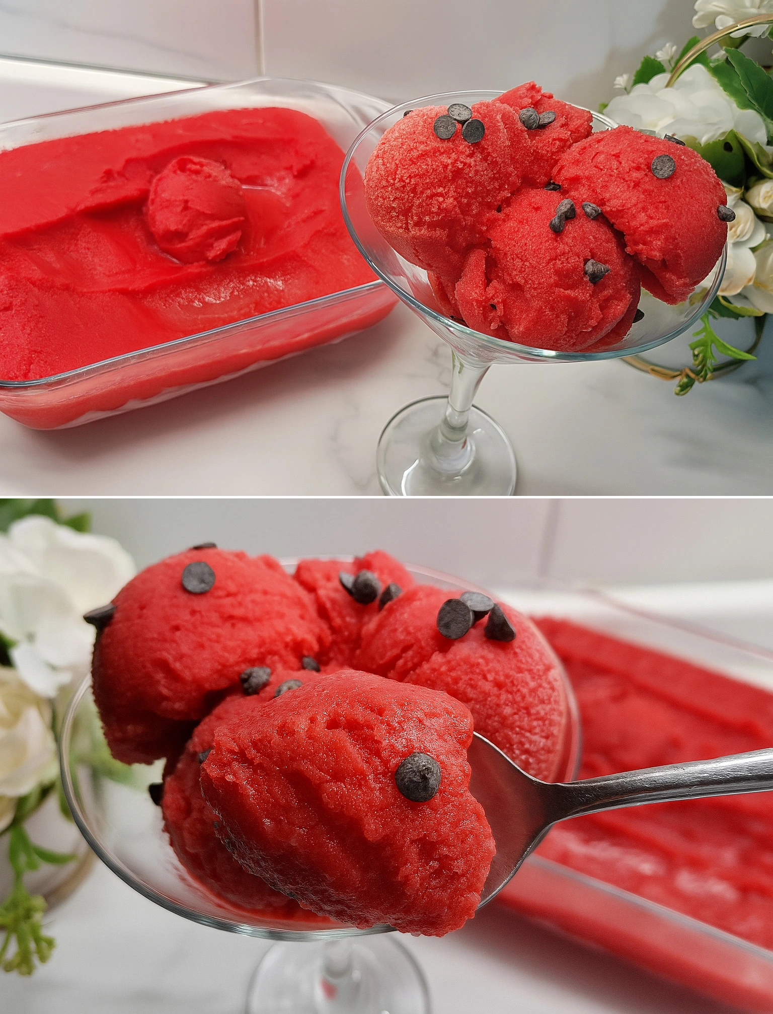 Sandía: helado sin crema, leche ni azúcar | Tiene sólo 80 calorías.