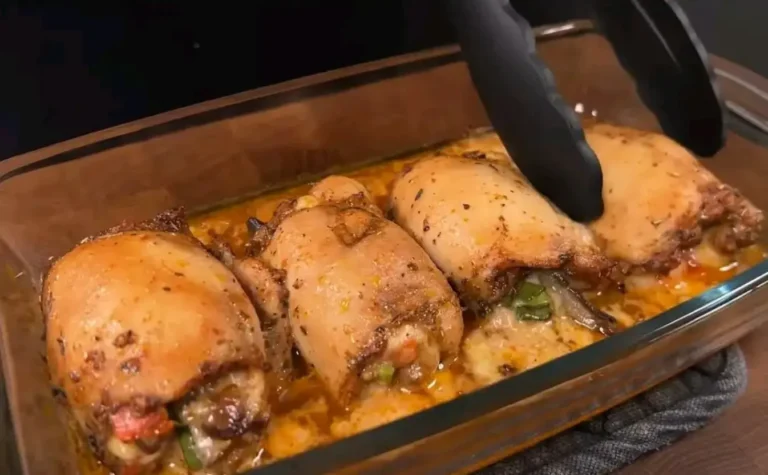 Succulenti involtini di pollo ripieni. Tutti quelli che hanno provato questo pollo ne hanno voluto ancora!