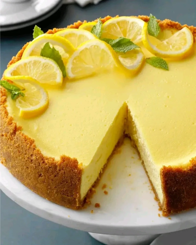 Cheesecake al limone fatta in casa al forno