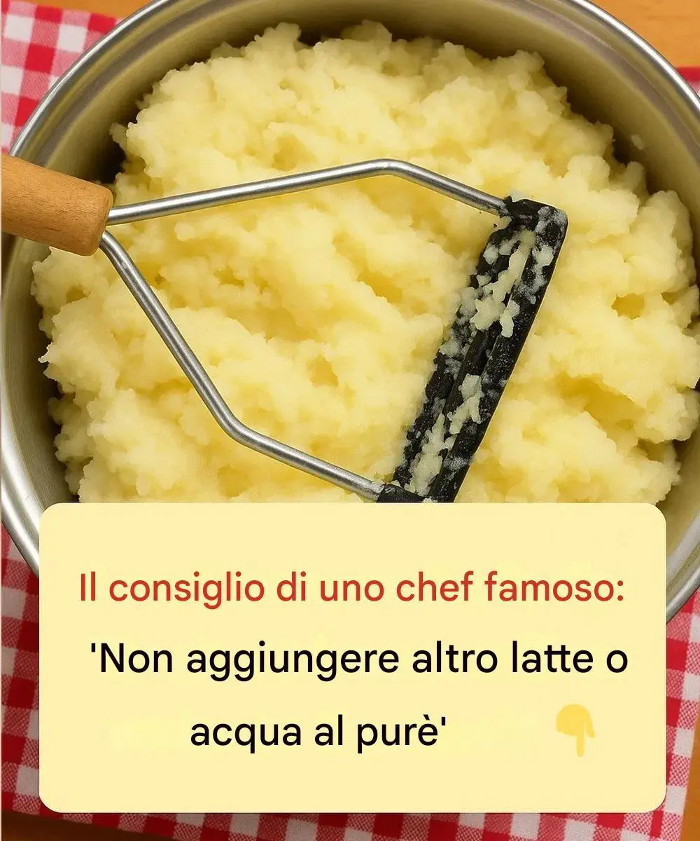 Un consiglio di uno chef famoso: “Smettete di aggiungere latte o acqua al purè di patate.