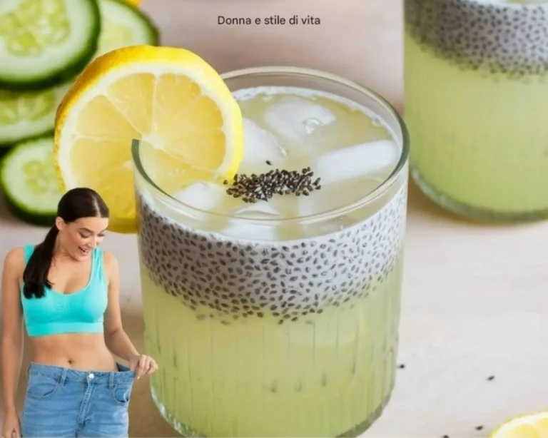 Refréscate con los beneficios para bajar de peso de la bebida de limón, pepino y semillas de chía.