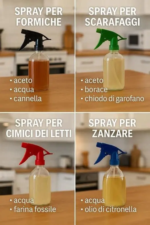 Spray Magico Fai-da-Te: Il Rimedio Naturale per Dire Addio a Insetti e Parassiti”