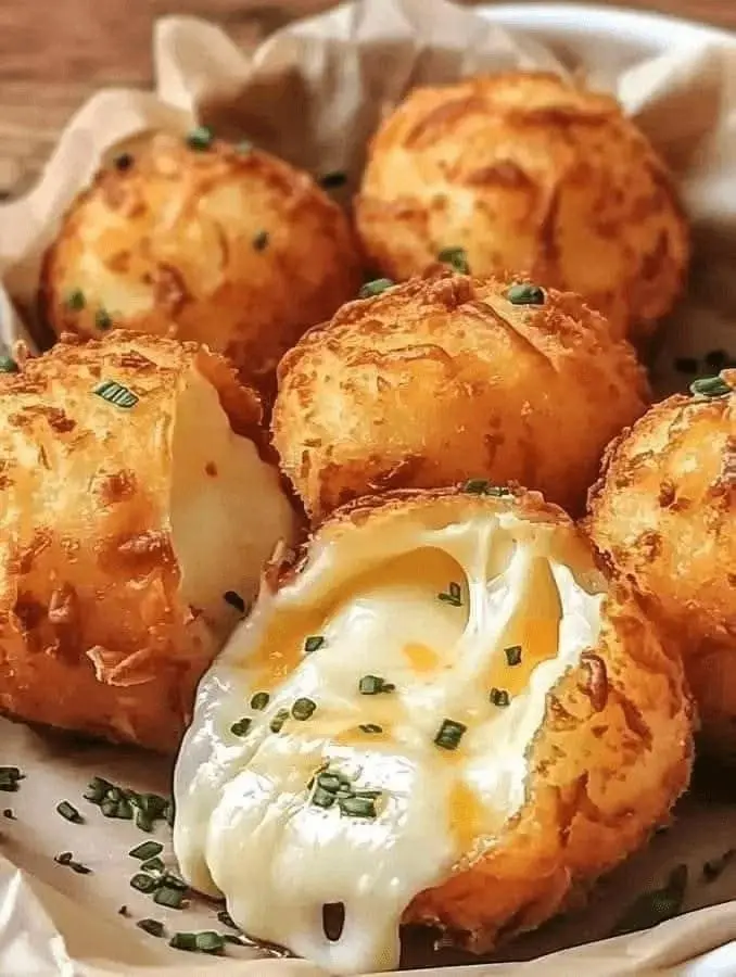 Bolitas de patata con queso