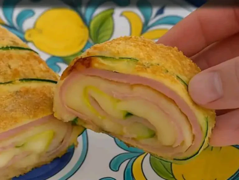 Rotolo di Zucchine Prosciutto e Formaggio