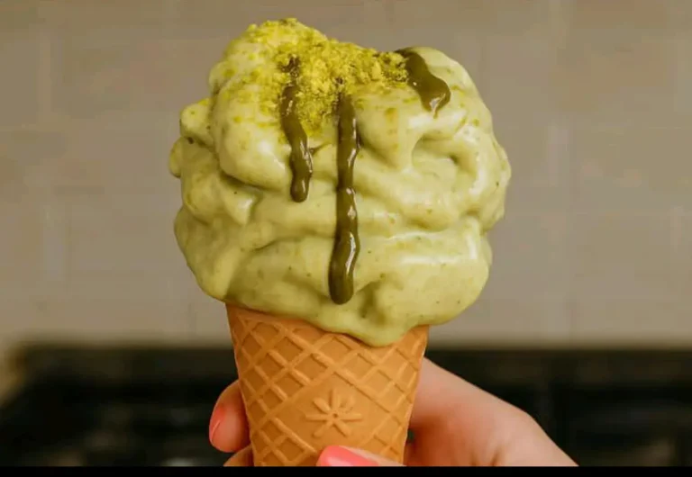 Che meraviglia il tuo gelato al pistacchio!