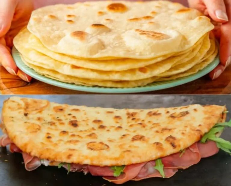 Acqua, farina, un pizzico di sale e senza lievito!