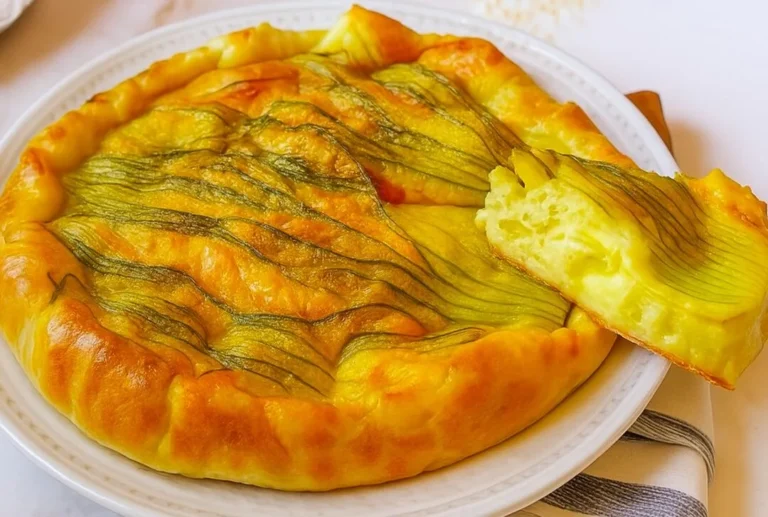 Torta di Fiori di Zucca: La Ricetta Rustica che Profuma d’Estate