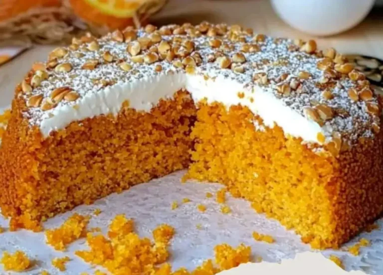 Torta al Cocco, Carote e Mandorle