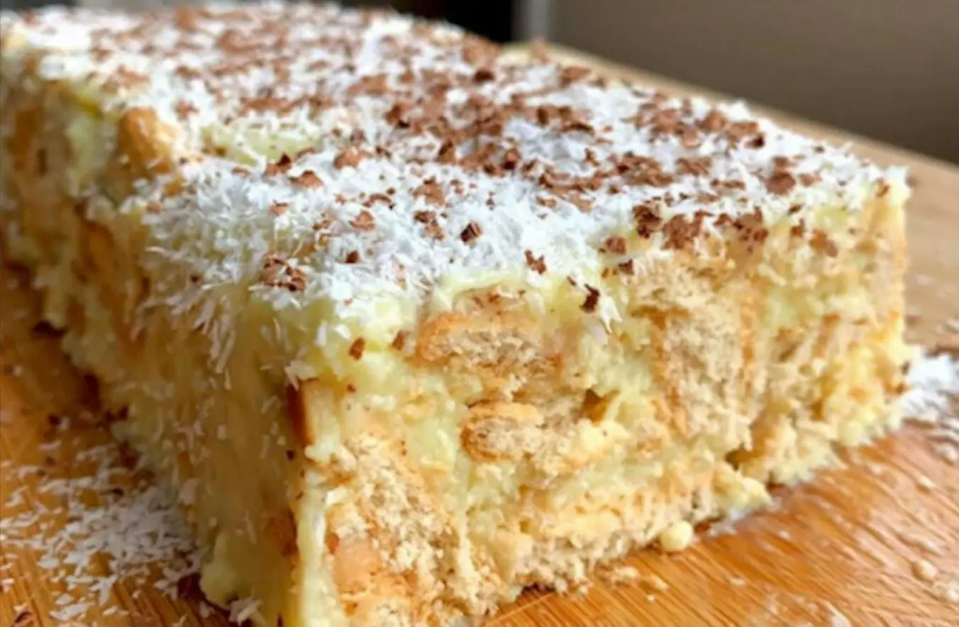 Budino al cocco e ciasto di biscotti: una ricetta deliziosa e facile
