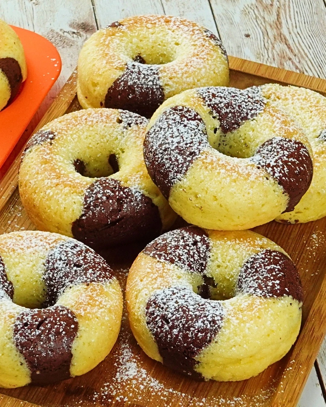 ciambelline bicolore,