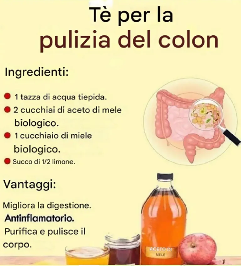 TÈ PER LA PULIZIA DEL COLON