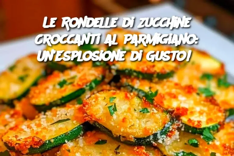 Le Rondelle di Zucchine Croccanti al Parmigiano: Un’Esplosione di Gusto!