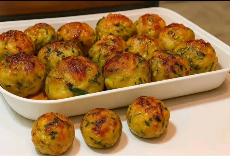 Polpette di zucchine al forno