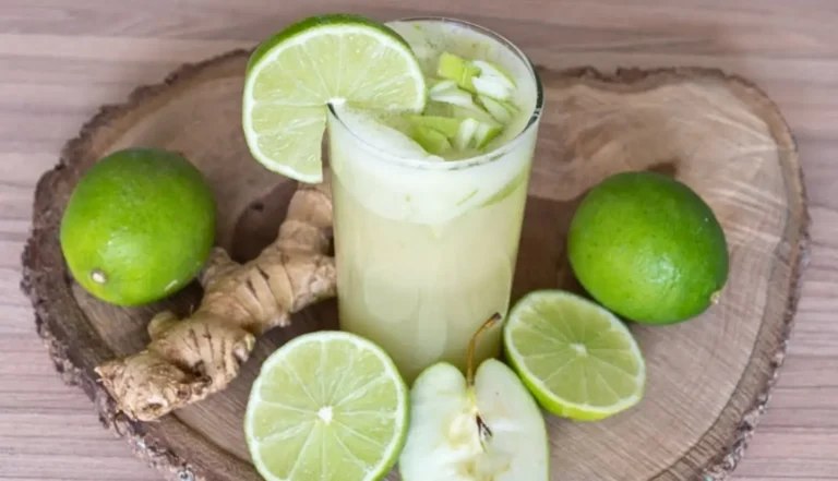 Ricetta della bevanda anti-età al limone e mela