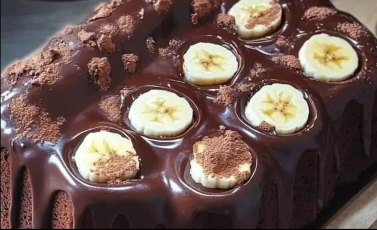 Torta irresistibile al cioccolato e banana