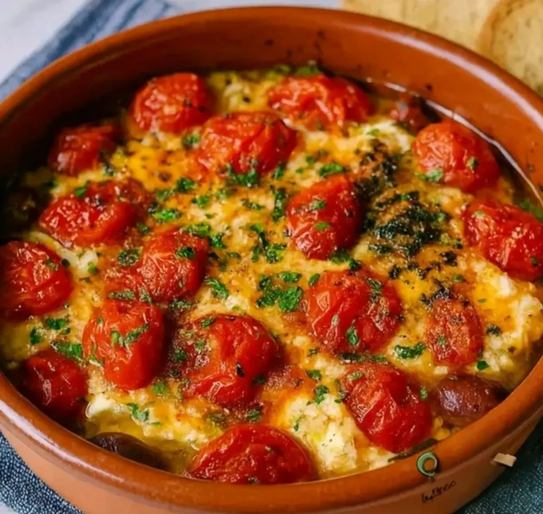 La feta al forno con pomodorini