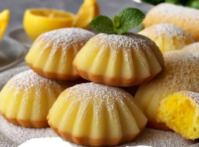 Madeleines al Limone e Yogurt Greco