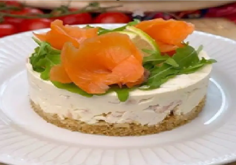 Cheesecake al salmone