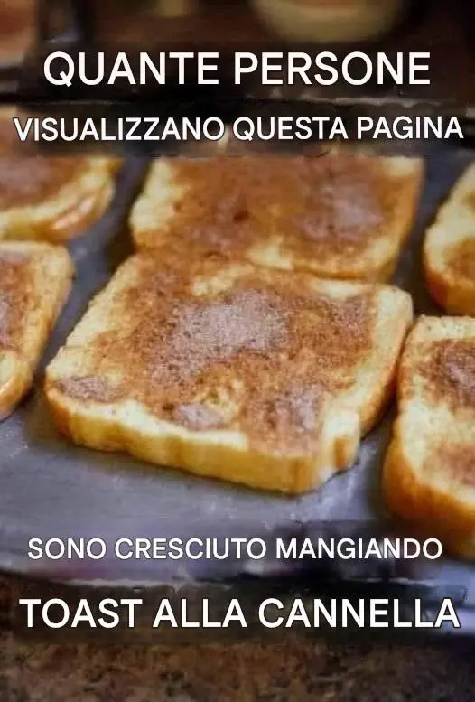 Toast alla cannella