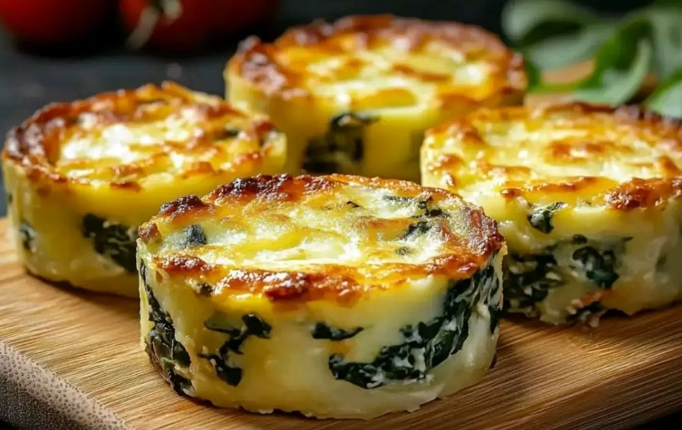 Muffin di patate e spinaci facili e incredibilmente deliziosi!