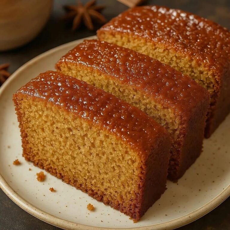 PASTEL DE PAN DE MIEL DELICIOSO Y JUGOSO