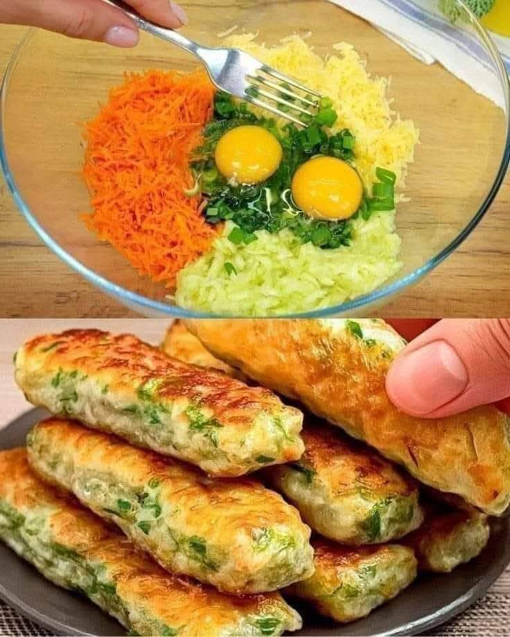 Buñuelos de col y huevo.