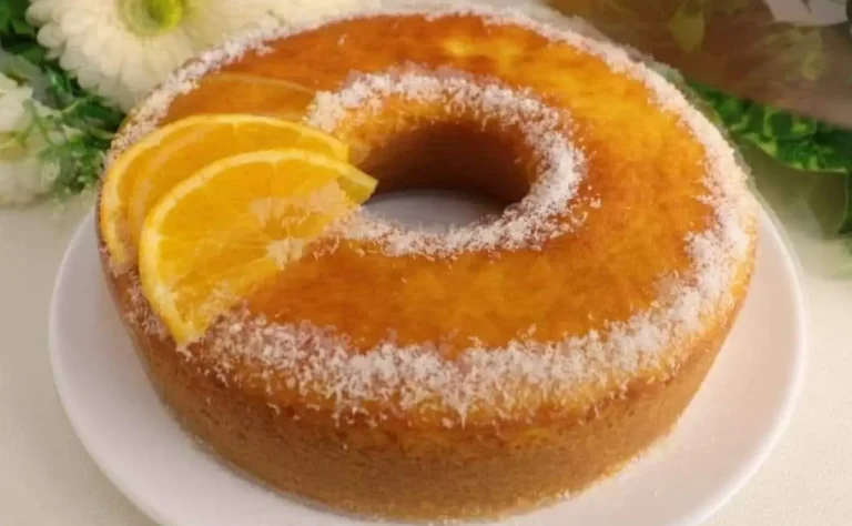 Torta morbida all’arancia e cocco