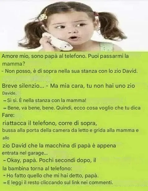 Barzelletta del giorno: mamma e zio David