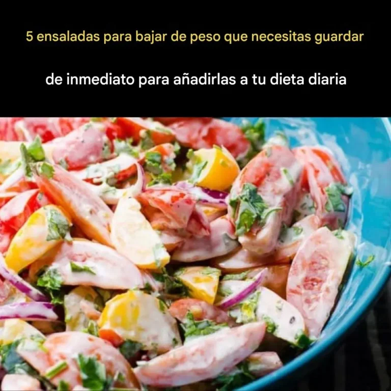 5 tipos de ensalada para adelgazar