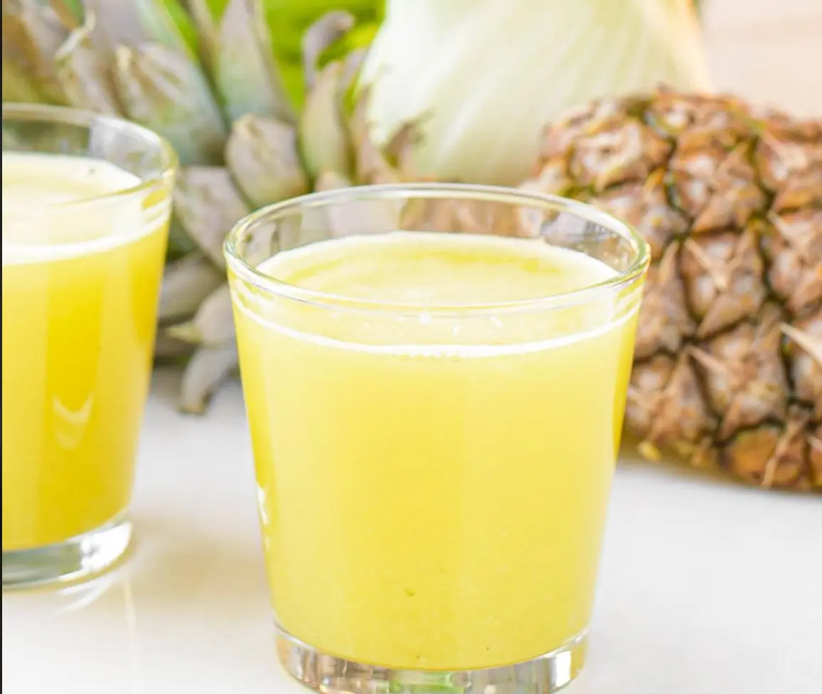 Shot energetici all’ananas e zenzero