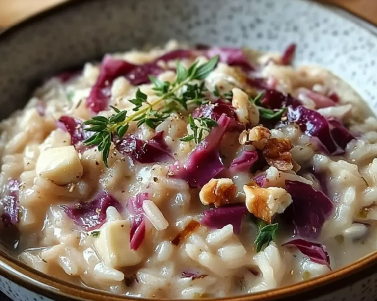 Risotto al Radicchio e Gorgonzola: Cremoso e Saporito