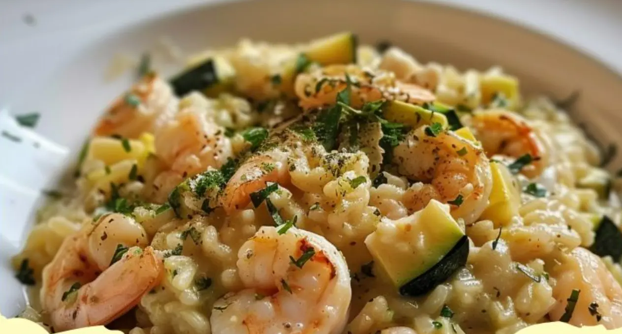 Risotto Zucchine e Gamberetti
