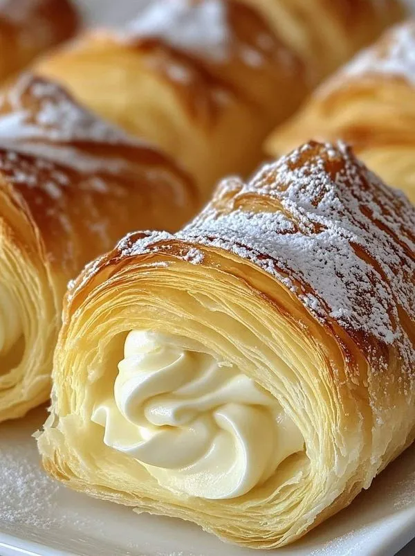 CANNONCINI FACILI CON CREMA ITALIANA