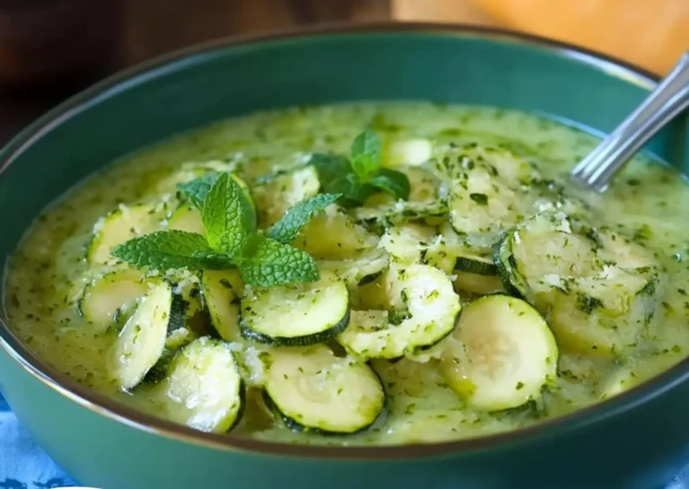 Vellutata di Zucchine e Menta Leggera e Profumata