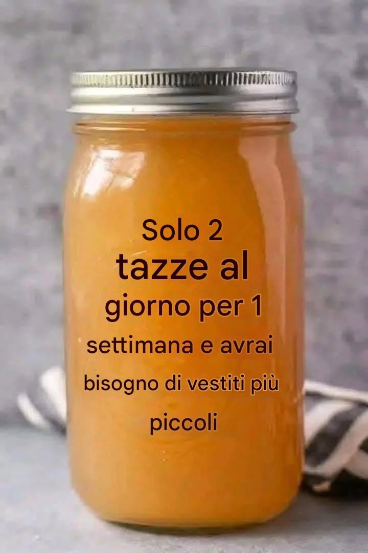 Solo 2 tazze al giorno per 1 settimana e avrai bisogno di vestiti più piccoli!