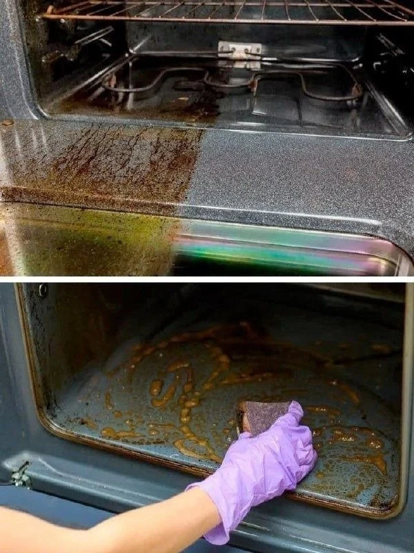 Un truco inteligente para limpiar el horno mientras duermes